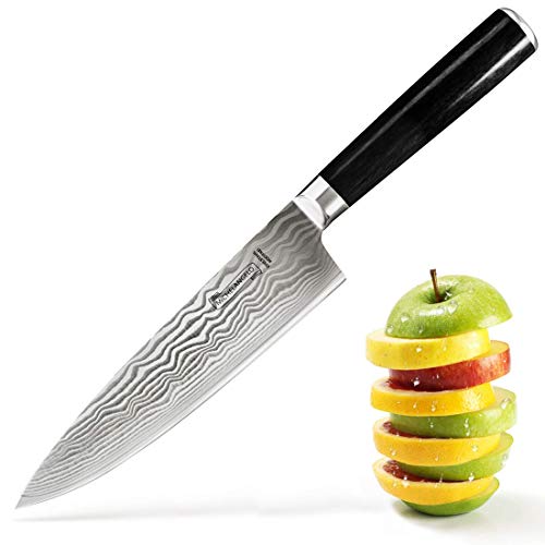 Michelangelo Professional Chef Knife 8 Inch Pro German High Carbon Stainless 1 