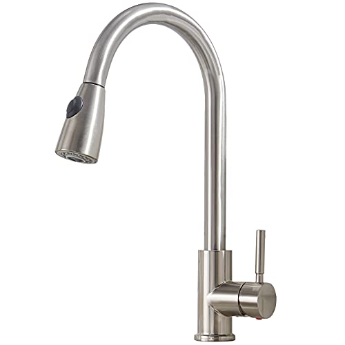 Best Quality Stainless Steel Kitchen Faucet Without Pull Down Sprayer
