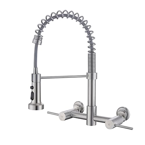Best Wall Mount Kitchen Faucet With Sprayer