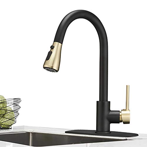 Best High Pressure Black And Gold Kitchen Faucet