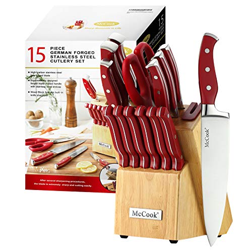 Best Red Kitchen Knife Set