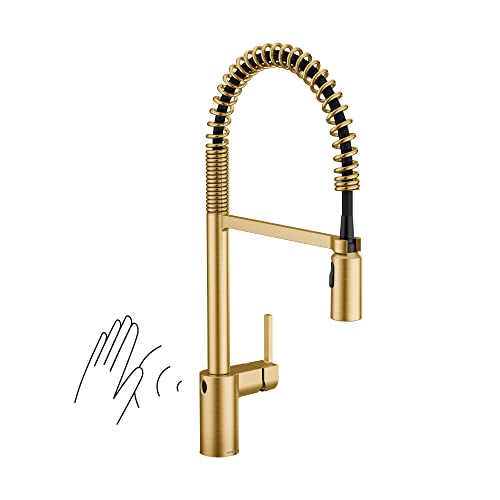 Moen Align Brushed Gold Motionsense Wave Sensor Touchless One Handle 