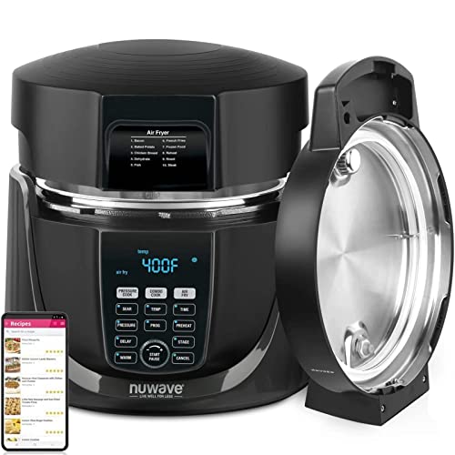 Nuwave Duet Pressure Cook And Air Fryer Combo Cook Stainless Steel Pot 1 1 