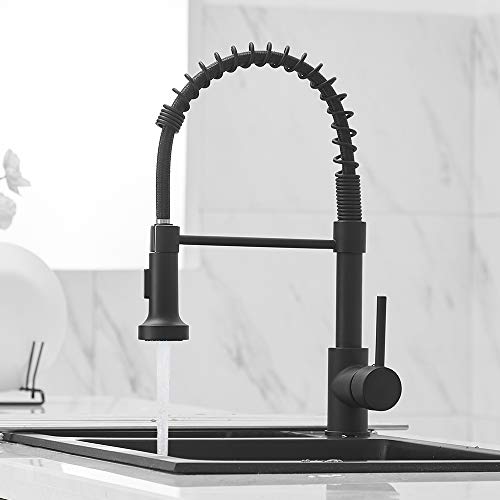 Owofan Kitchen Faucets Stainless Steel Industrial Single Handle One Hole 