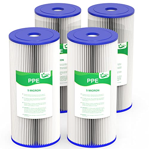 Vegebe 5 Micron Water Filter 10 X 45 10 Inch Whole House Heavy Duty 