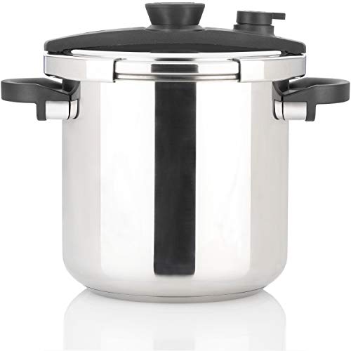 Zavor Ezlock Stove Top Pressure Cooker 12 Quart Canning Ready Stainless 