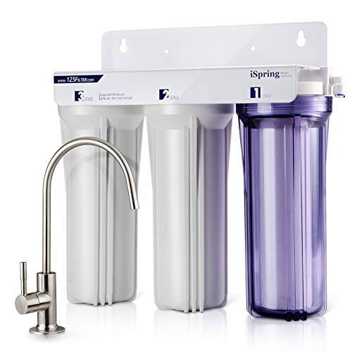 Ispring Us31 Classic 3 Stage Under Sink Water Filtration System For Drinking 