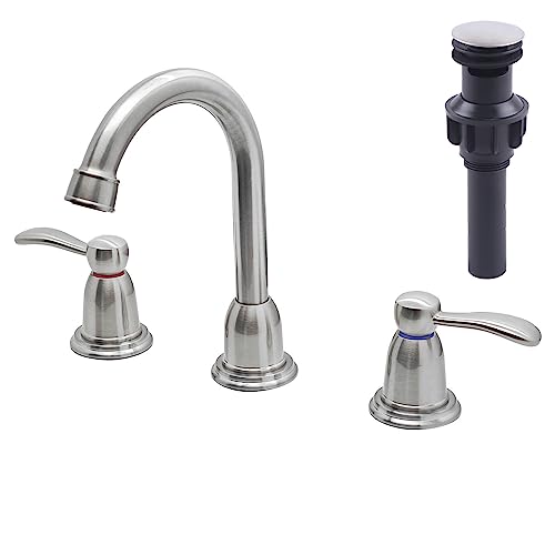 Best Premium Two Handled Widespread Bathroom Stainless Faucet